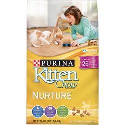 Item 701945, Purina Kitten Chow is rich in flavor, protein, and other nutrients kittens 