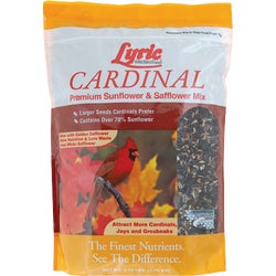 Item 702026, Hand-crafted mix is designed to attract more cardinals to your feeder.