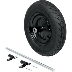 Item 702443, Add a second tire to wheelbarrow to increase stability and handle heavier 