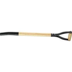 Item 702519, 30 In. Bent Spading Fork Handle with Steel D-Grip. 1-1/2 In.