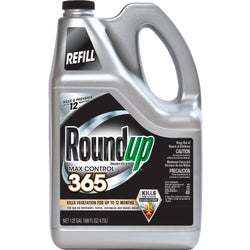 Item 702538, Roundup 365 kills and prevents a wide variety of vegetation for up to 12 
