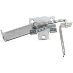 Item 702743, Jamb latch designed to hold wood and metal doors firmly in place against 