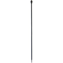 Item 702784, Metal garden fence post featuring a durable powder coat finish.