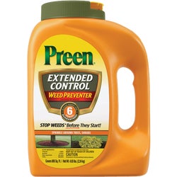 Item 702928, Garden weed preventer featuring a specialized formula to keep weed seeds 