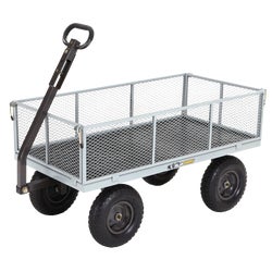Item 702959, Tough and rugged steel tow-behind cart has an innovative frame design that 