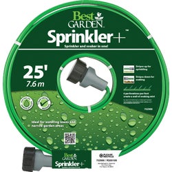 Item 702966, Best Garden sprinkler and soaker hose.