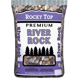 Item 703010, Premium river rock for flower beds, planters, walkways, driveways, and 
