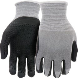 Item 703101, Nitrile dipped glove with dots for improved grip.