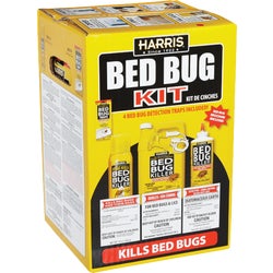 Item 703185, Bedbug kit. Each kit contains: 4 BedBug traps, (1) 16 Oz.