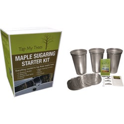 Item 703417, Maple sugaring starter kit with aluminum buckets.