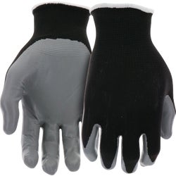 Item 703457, Durable nitrile coated nylon gloves.