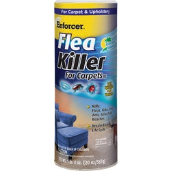 Item 703705, Kills fleas and ticks, and deodorizes carpets with a pleasant ocean breeze 