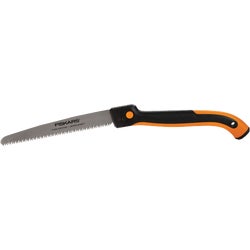 Item 703805, Razor sharp, triple-ground blade makes aggressive cuts to thick branches.