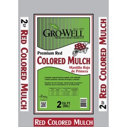 Item 703995, Colored mulch provides an attractive ground cover.