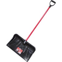 92814 Bully Tools 22 In. Poly Combo Snow Pusher