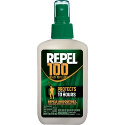 Item 704131, Repel 100 provides complete protection from mosquitoes, ticks, gnats, 