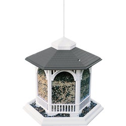 Item 704137, Stylish and decorative gazebo-style bird feeder.