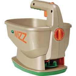 Item 704327, Scotts Wizz handheld spreader is the quick and easy option when it comes to