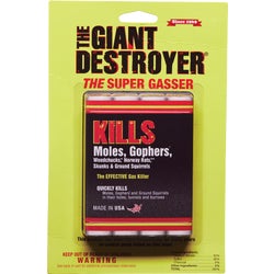 Item 704393, Rapid gas killer for tunneling and burrowing rodents and animals in their 