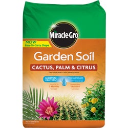 Item 704424, Miracle-Gro garden soil for cactus, palm, and citrus.