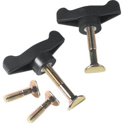 Item 704768, Replacement T-handle assembly for 2-piece folding lawnmower handles.