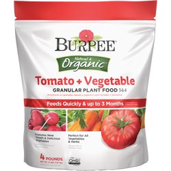 Item 704853, Natural &amp; Organic Tomato + Vegetable granular plant food.