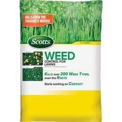 Item 704872, Kill even the toughest of weeds with Scotts Weed Control for Lawns.