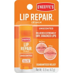 Item 704884, O'Keeffe's original lip repair lip balm.