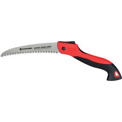 Item 704905, Folding pruning saw has 3-sided razor teeth for efficient cutting of small 