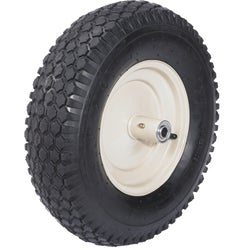 Item 704945, Scenic Road HD 16 In. Knobby tire/steel hub assembly. Includes 5/8 In.