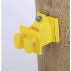 Item 705017, Snug wood post insulator. Extends wire 1-inch.