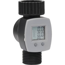 Item 705226, Water flow meter measures the water used to help save money and prevent 