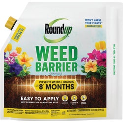 Item 705474, Weed preventer ideal for landscaping. Prevents weeds for up to 6 months.