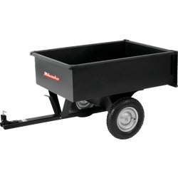 Item 705498, Trailing dump cart has a single lever dump release for quick and easy 