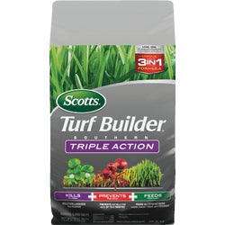 Item 705530, Scotts Turf Builder Southern Triple Action is a 3-in-1 formula for Southern