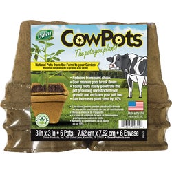 Item 705719, All natural and sustainable manure starter pots.