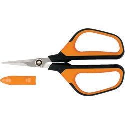 Item 705727, Micro-Tip pruning shear shapes and trims plants and flowers to encourage 