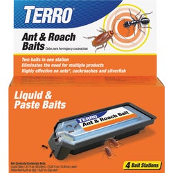 Item 705813, Ant &amp; roach bait 2-in-1 bait solution that eliminates the need for 