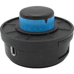 Item 706008, The Shakespeare Auto Winder Bump Feed Trimmer Head eliminates tangled 