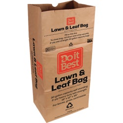 Item 706809, 2-ply biodegradable natural wet/wet strength kraft paper bag with water-