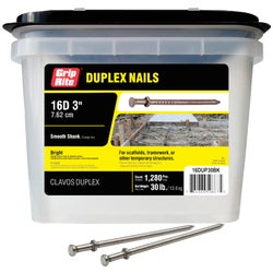 Item 708012, Duplex framing nail to use in temporary construction where nail removal is 