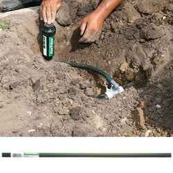 Item 708240, Flexible tubing for easy installation of sprinkler heads.