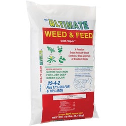 Item 708798, 22-4-2 weed &amp; feed mixture plus 17% sulfur and 10% iron.