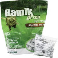 116341 Ramik Green Rat And Mouse Poison Pellet Bait Packs