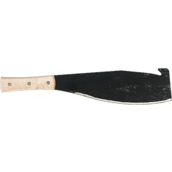 Item 709219, S400 Jobsite Cane Knife has a 13" tempered carbon cutlery steel blade.