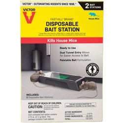 Item 709654, Disposable bait stations pre-filled with a powerful single-feed non-