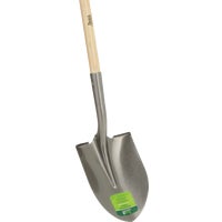 710608 Best Garden Wood Handle Round Point Shovel
