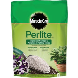 Item 711111, Perlite potting soil formulated to prevent soil compaction and promote 