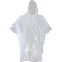 49837 West Chester Clear Disposable Rain Poncho