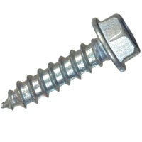 5305 Hillman The Fastener Center Slotted Hex Washer Head Chrome Sheet Metal Screw